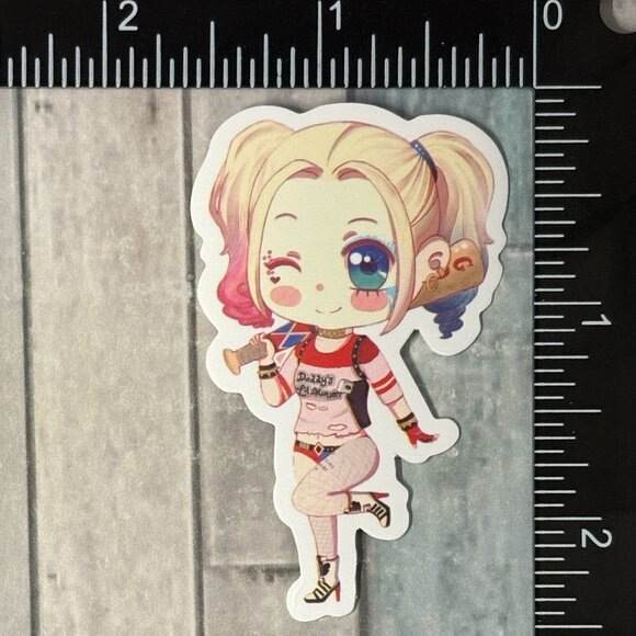 🌀10/$10🌀 The Joker Harley Quinn Reusable Waterproof Vinyl Sticker Decal - Picture 1 of 1
